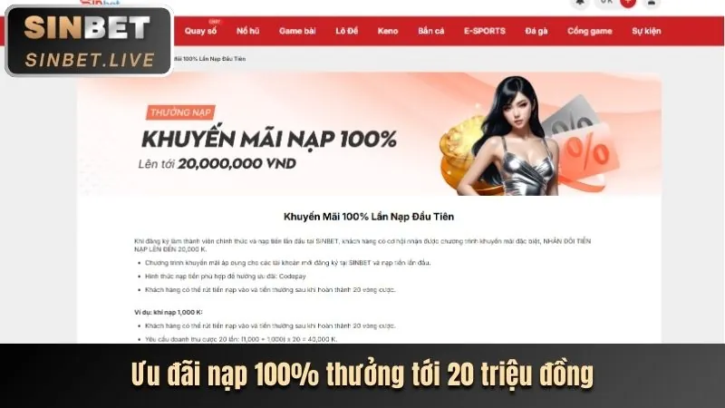 Ưu đãi nạp tiền lần đầu i9bet